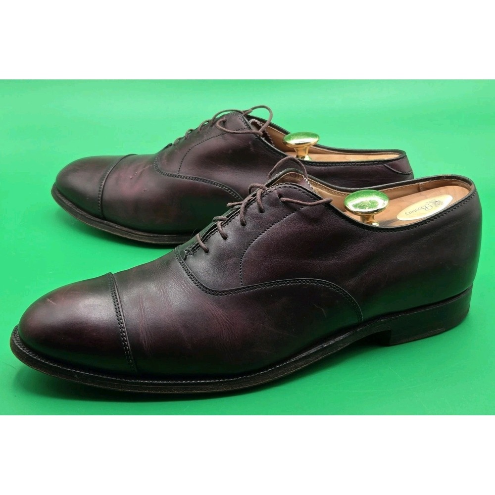 Alden Dress Shoes 906 Mens Size 11.5 C/E Burgundy /w Shoe Trees Delmar Bootery